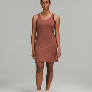 Lululemon Classic Fit Cotton Blend Scoop Dress Size 8